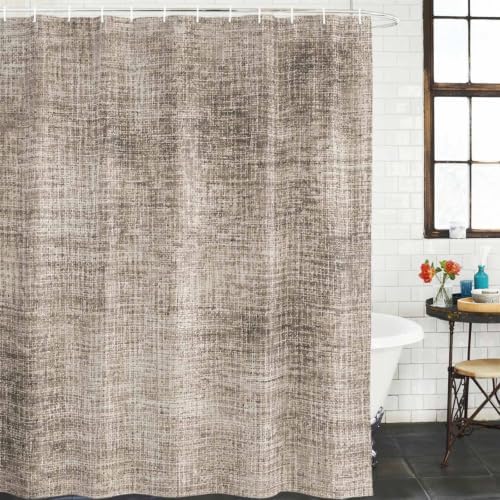 Brown Beige Shower Curtain Waterproof, Shower Curtains for Bathroom