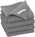 Fabstyles 100% Cotton Waffle Weave Kitchen Towels, Extra Large Dish