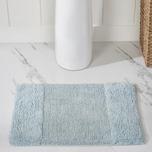 Better Trends 3 Piece Bathroom Rug Set 100% Cotton Non-Slip Washable