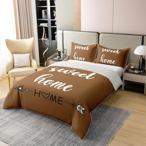 jejeloiu Contemporary Fashion Duvet Cover 100% Cotton Queen Size