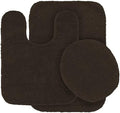 Mk Home Collection 3 Piece Bathroom Rug Set Bath Rug, Contour Mat &