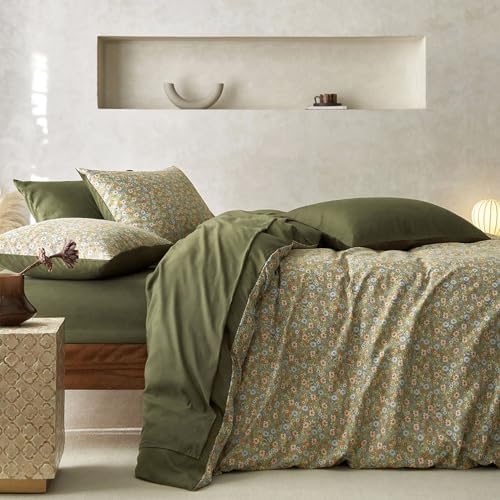 Wake In Cloud - Floral Duvet Cover Set, Cute Vintage Flower