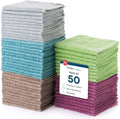 Simpli-Magic Cotton Wash Cloths 12"x12" (50 Pack) – Highly Absorbent