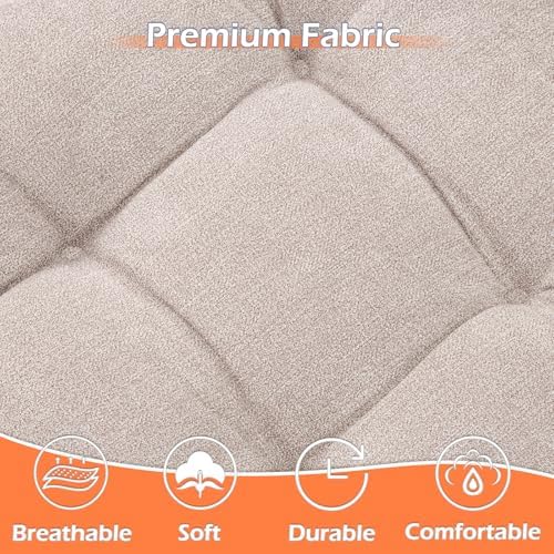 GYALAPERI Chair Cushions for Dining Chairs Set of 4, Tufted Chair Pads
