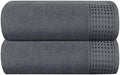 GLAMBURG 100% Cotton Oversized 2 Pack Bath Sheets 35x70, Ultra Soft
