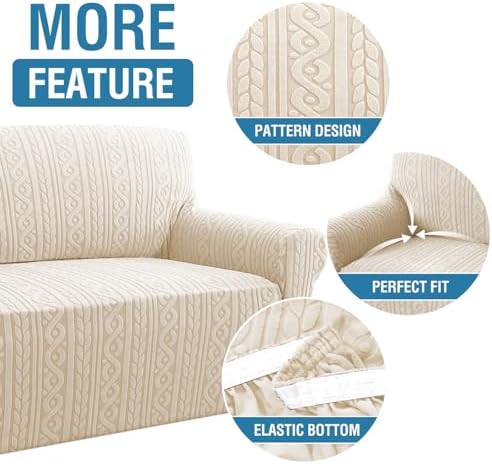 H.VERSAILTEX Sofa Cover 1 Piece Stretch Couch Covers for Sofa