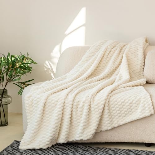 Super Soft Fleece King Size Blanket 90x90 Inches for Bed, Premium