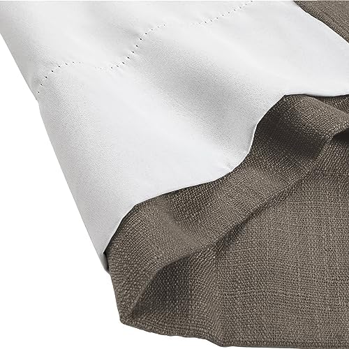 Drapifytex Antique Bronze Grommet Linen Curtain