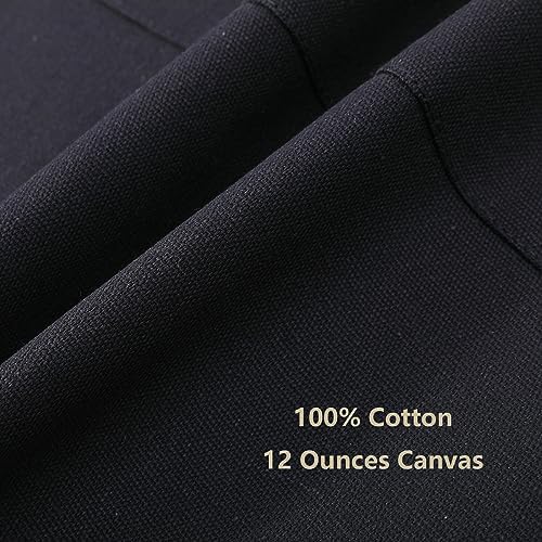 AFUN Aprons for Women Men with Large Pockets, 12-Ounce Cotton Canvas