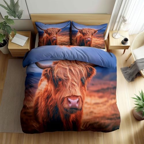 Duvet Cover Queen Size, Reversible King Duvet Cover Set with