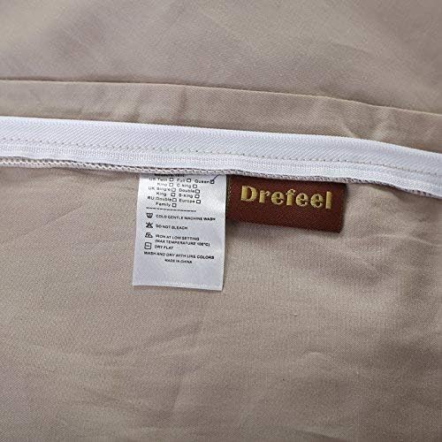 Egyptian Quality Vibrant Stone Washed Microfiber Taupe Duvet Cover