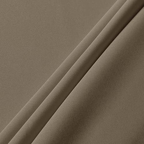 sancua Rectangle Tablecloth, 70 x 90 Inch, Taupe