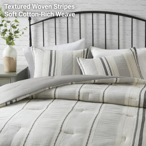 Hyde Lane King Size Comforter Set, Boho Tufted 3-Piece Bedding Sets