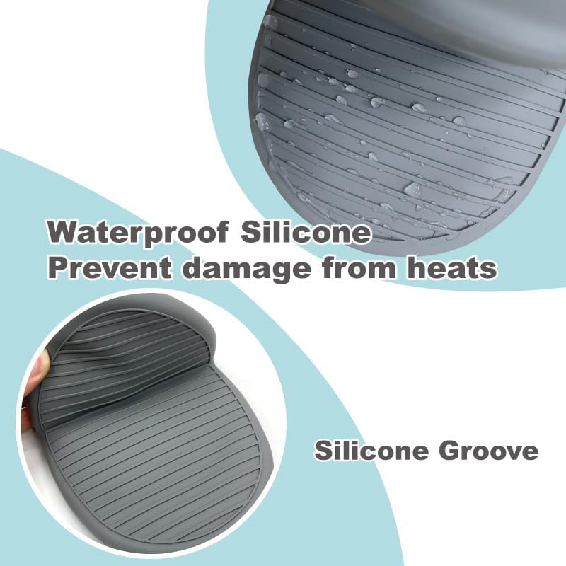Silicone Oven Mitts and Hot Pads Set – Heat Resistant to 500°F