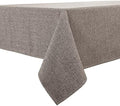 BALCONY & FALCON Rectangle Table Cloth Waterproof Taupe Gray 95"x55"