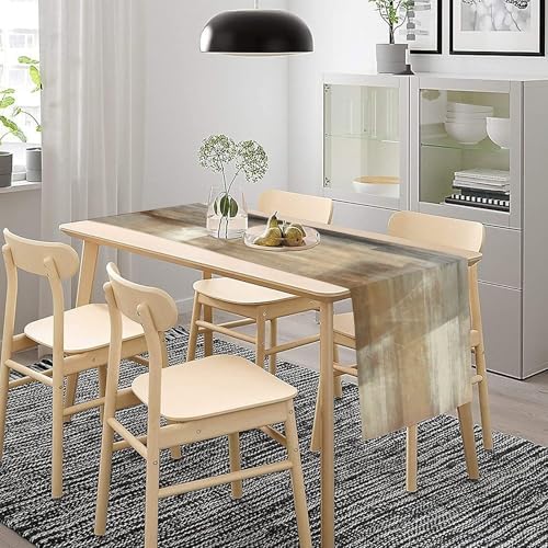 Taupe Tan Grey Brown Beige Abstract Art Contemporary Table