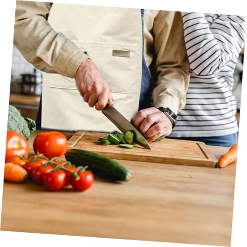 Cooking Apron Adjustable Belt Cotton for Restaurant Service