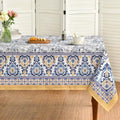 Horaldaily Arabesque Square Tablecloth, 60x60 Inch