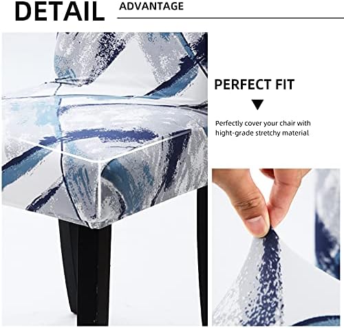 YISUN Dining Chair Covers, Stretch Spandex Chair Seat Cover Removable