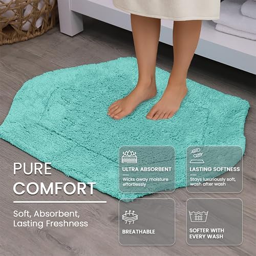 Home Weavers 100% Cotton Tufted Waterford Collection, Extra Soft and