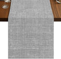 Grey Table Runner 108 Inch Long Dresser Scarves Linen Tablerunners