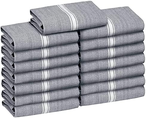 Zeppoli Classic Kitchen Towels - 15 Pack 100% Natural Cotton Towel