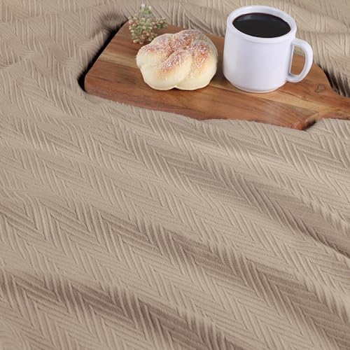 Superior Metro All-Season Cotton Blanket, Woven Blanket for Couch