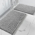 Yimobra Bathroom Rugs Sets 2 Piece, Luxury Chenille Shaggy Bath