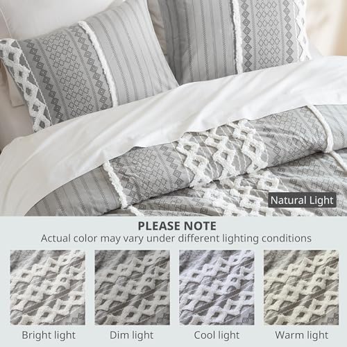 INK+IVY Imani 100% Cotton Duvet Mid Century Modern Design, All Season