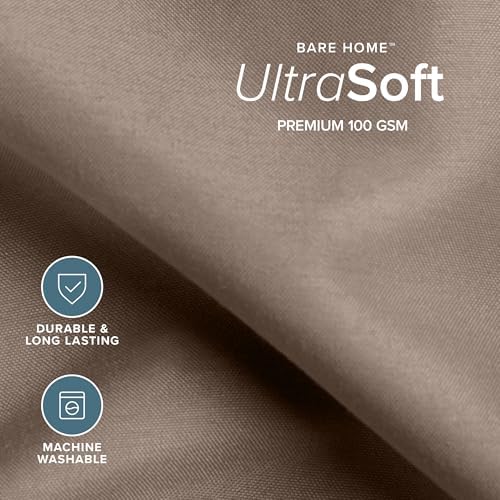 Bare Home Sheet Set 1800 Ultra-Soft Envelope Pillowcases