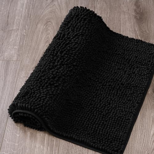 Creative Home Ideas Resort Collection Plush Chenille Bathroom Rugs