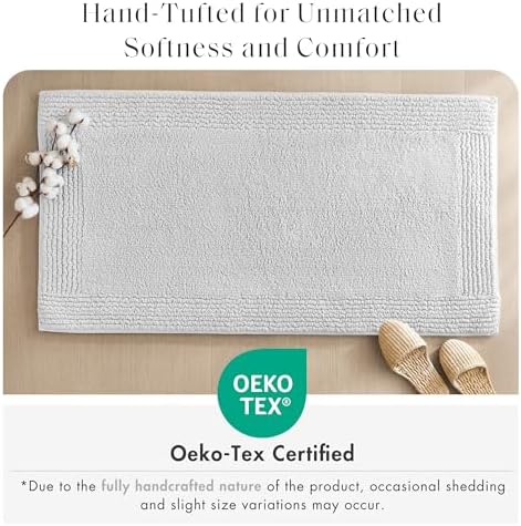 Madison Park Splendor Reversible 100% Cotton Bath Runner, 24 x 60