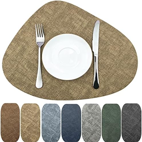 WAZAIGUR Washable Wipeable Waterproof Heat Resistant Faux Leather