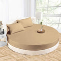 Round Bed Fitted Sheet 100% Cotton 800 Thread Count, 1 Piece