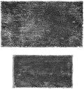 BH Home & Linen 2-piece Luxurious Ultrasoft Butter Chenille Bath Mats
