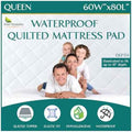 Queen Size Quilted Waterproof Mattress Pad