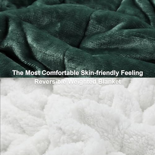 Alomidds Weighted Blanket Queen Size 15lbs 60 x 80 inches,Adult
