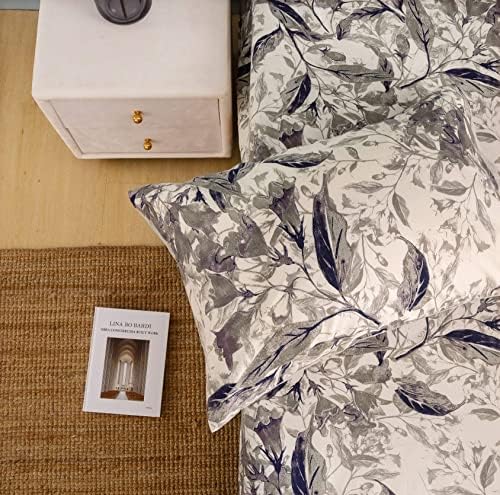 Tache Elagant Abstract Whimsical Wispy Leaf Floral Neutral