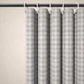 Waffle Shower Curtains for Bathroom Grey, Polyester Shower Curtain
