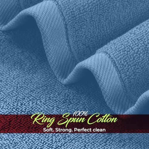 RIVERSIDE 60-Pack Cotton Washcloths – Soft & Absorbent Face Towels
