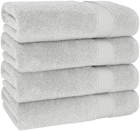 Cotton Paradise 100% Cotton Turkish Towel Set, Soft Absorbent Quick