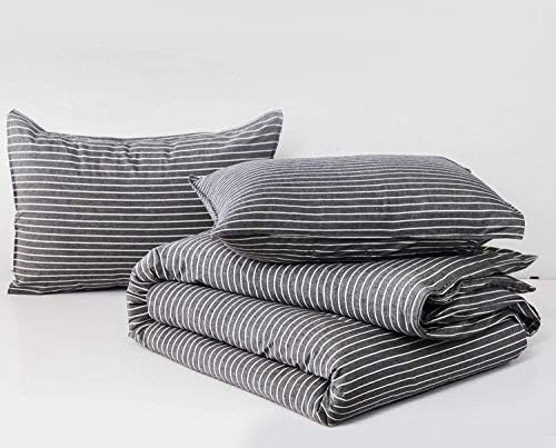 3Pcs Ultimate Duvet Cover Set,100% Natural Cotton 600 Thread Count