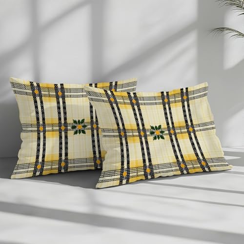 Beige Reversible Duvet Cover King Size, Abstract Geometric Style