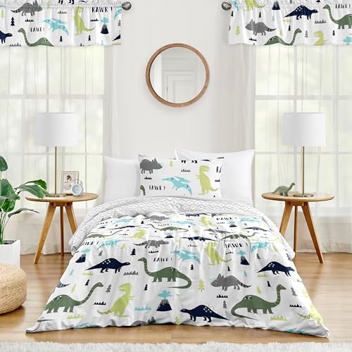 Sweet Jojo Designs 2-Piece Twin Comforter Set (Modern Dinosaur) for