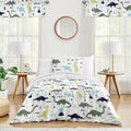 Sweet Jojo Designs 2-Piece Twin Comforter Set (Modern Dinosaur) for