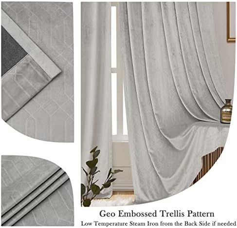 Central Park Moderate Velvet Blackout Window Curtain Panels 84in Long