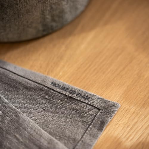 Linen Table Runner 90 inches Long - 100% Pure Linen Flax - Stonewashed