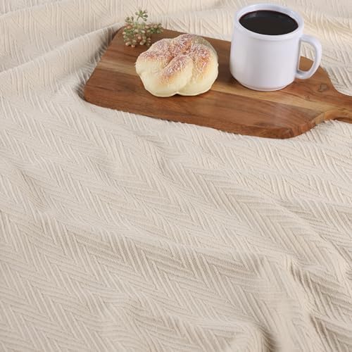 Superior Metro All-Season Cotton Blanket, Woven Blanket for Couch