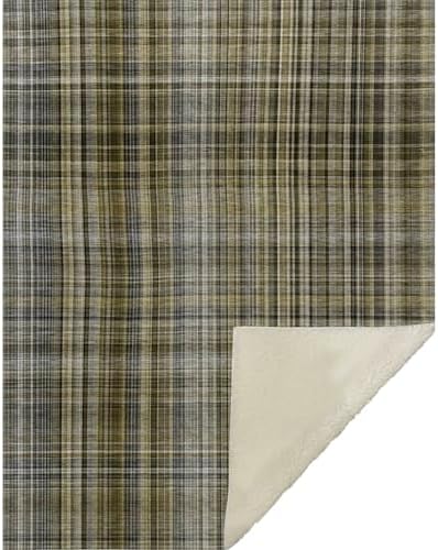 Addison Rugs ASB541 Taupe 50" x 70" Oversized Sherpa Throw Blanket