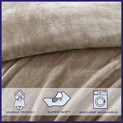 Poppy & Fritz - Soft King Size Blanket for Bed & Couch, Cozy Bedding